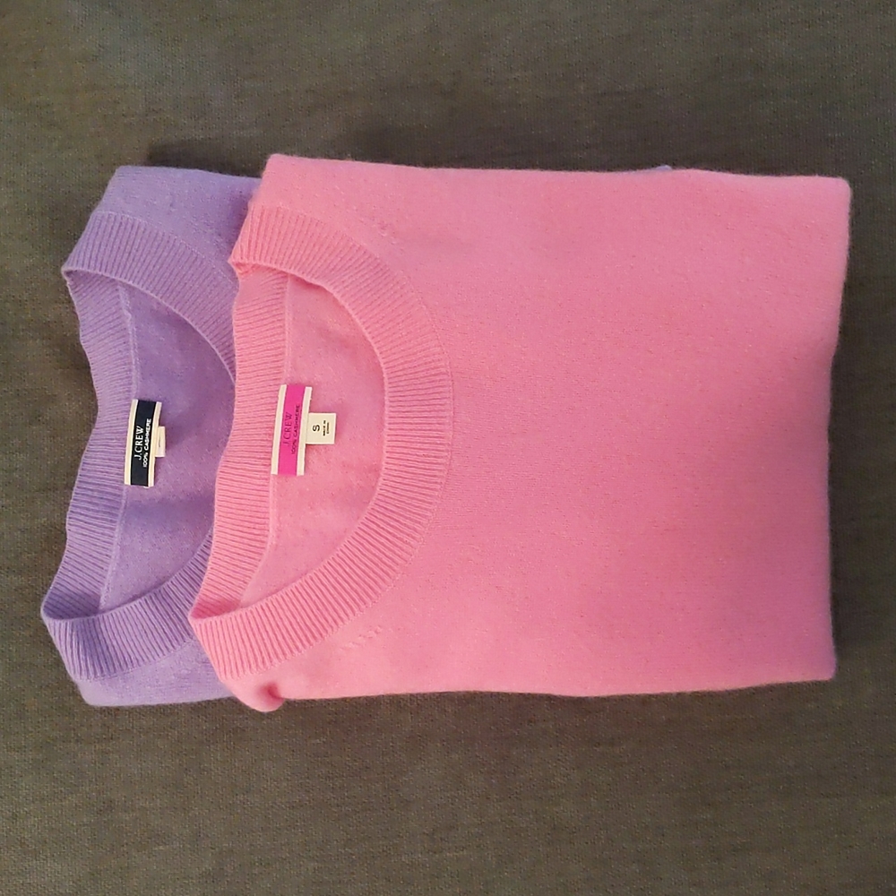 J. Crew cashmere classic-fit crewneck sweater bundle